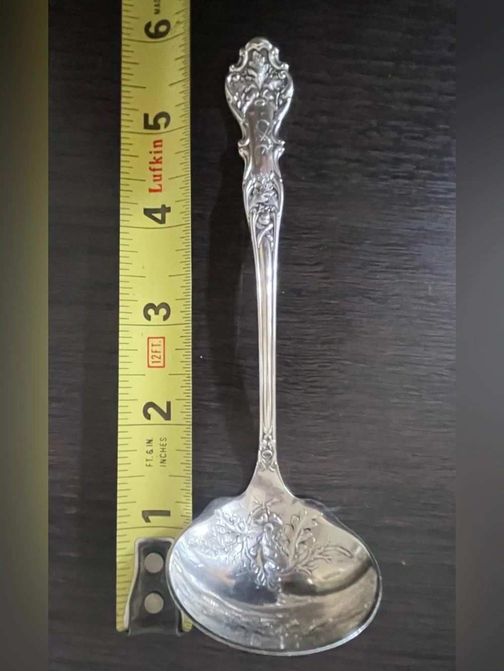 VTG Rogers & Bros “Charter Oak” Silverplate Ladle w/Acorn & Leaf Pattern